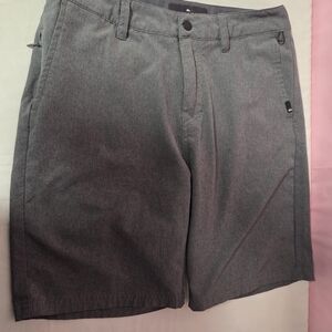 Quiksilver Men's Charcoal Flat Front Shorts